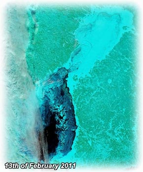 Ice map from SMHI
