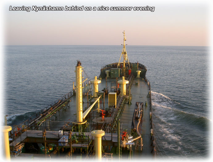 Aladdin's adventure onboard M/T Framnäs