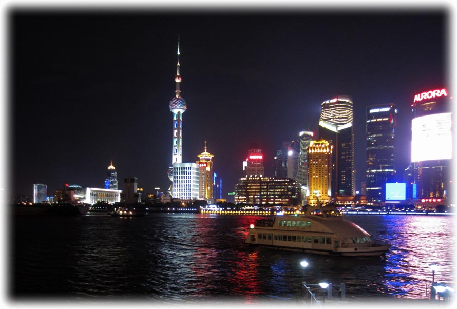 Aladdin's adventure at The Bund/ Huangpu River in Shanghai