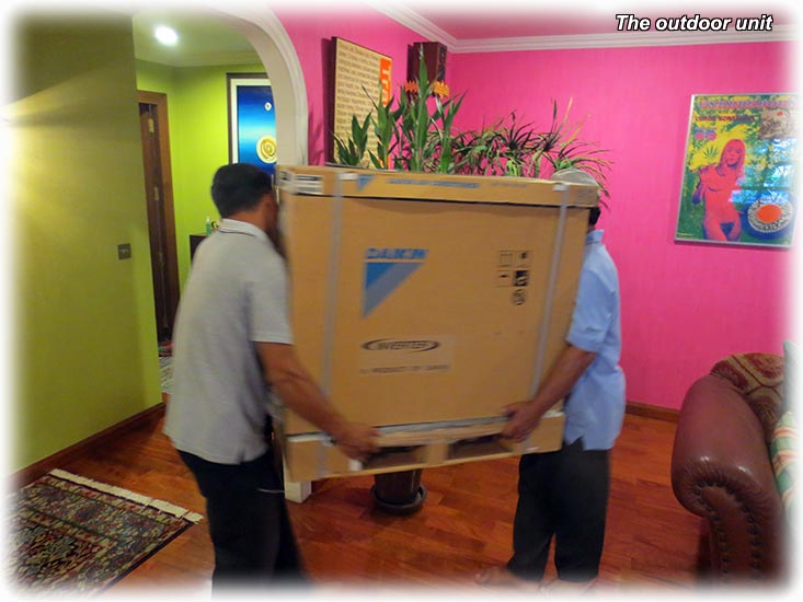 Aladdin's adventure with DAIKIN FTKD28HV2S Inverter in FUNKY TOWN/ Bangkok