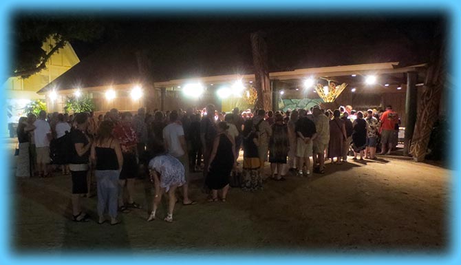 Aladdin's Luau adventure at Paradise Clove