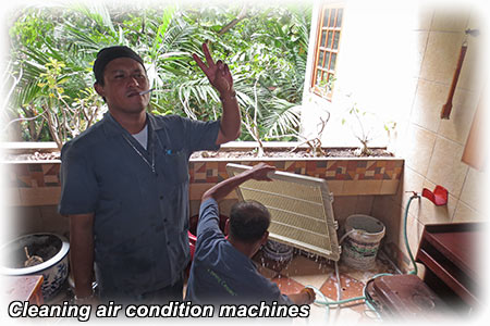 Air condition cleaning service in Bangkok
