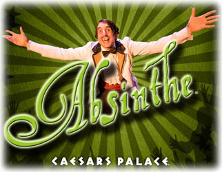 Absinthe at Caesars Palace in Las Vegas