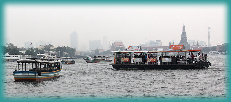 Aladdin's adventure on the Rice Barge Cruise on the Chao Phraya River