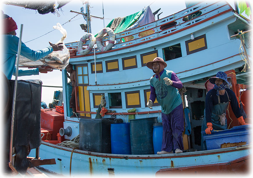 Fishing boat on Gulf of Thailand