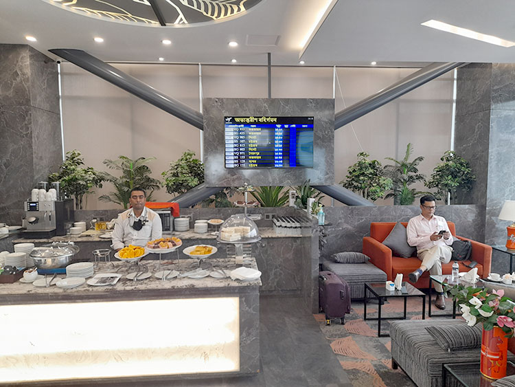 American Express lounge at Hazarat Shahjalal Domestic Terminal