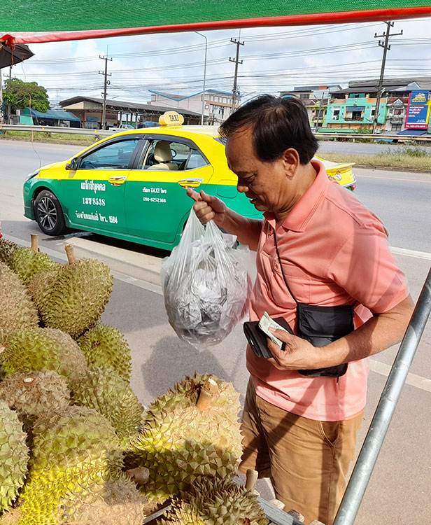 Buying durian