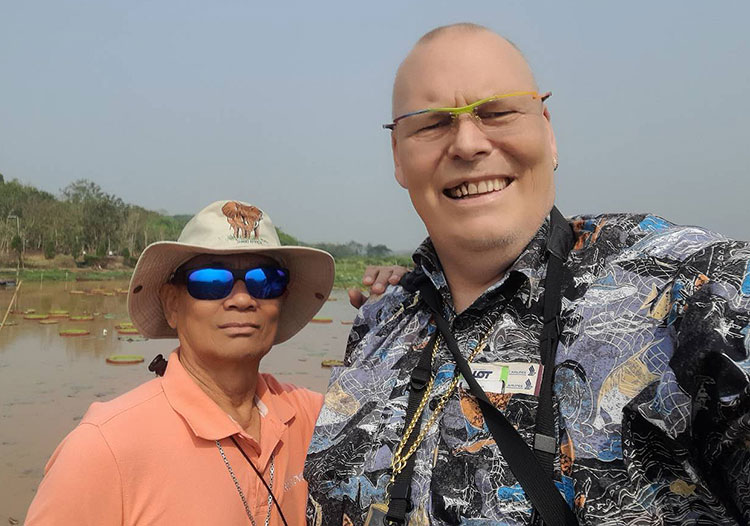 Bird watching at Wat Pa Mak No