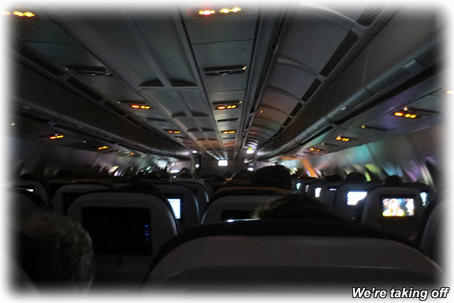 Aladdin's adventure with Lufthansa's flight LH 631 to Frankfurt