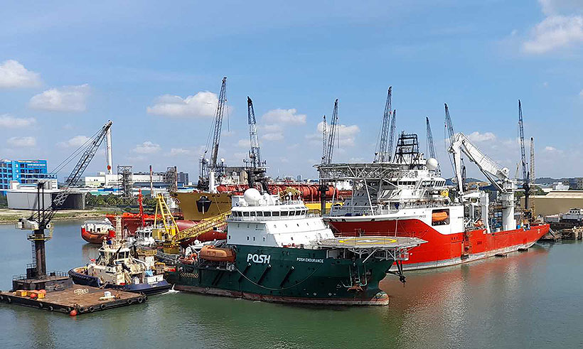 Aladdin's adventure with M/T Roy Mærsk at PaxOcean in Singapore during the Covid-19 pandemic