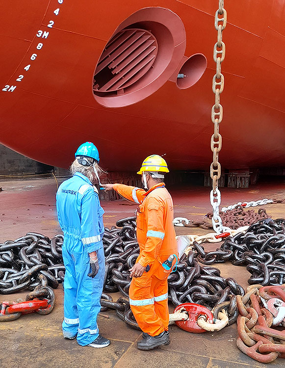 Aladdin's adventure with M/T Roy Mærsk in PaxOcean dry dock in Singapore during the Covid-19 pandemic