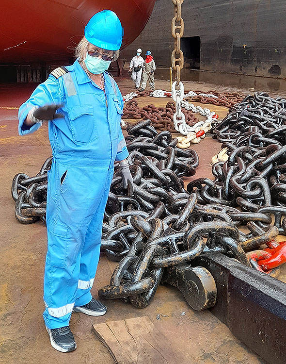 Aladdin's adventure with M/T Roy Mærsk in PaxOcean dry dock in Singapore during the Covid-19 pandemic