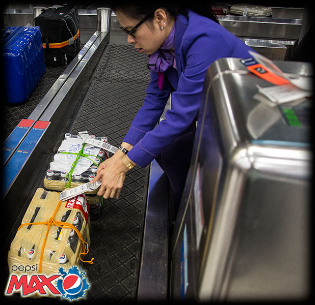 Pepsi MAX at Suvarnabhumi International Airport