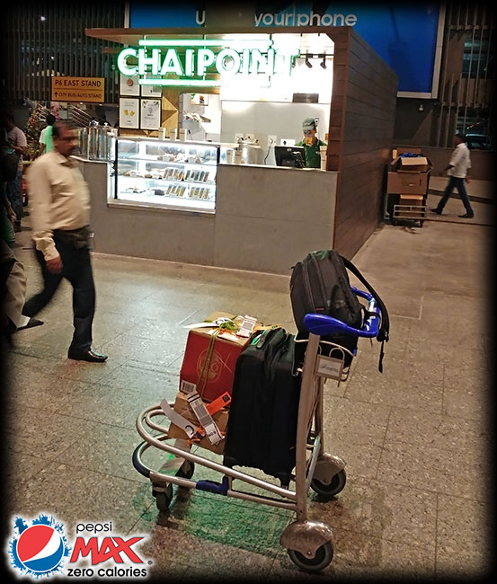 Pepsi MAX at Chhatrapati Shivavaji International Airport Terminal 2