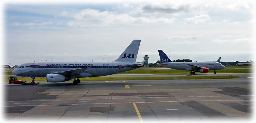 SAS/ Star Alliance lounge at Kastrup International Airport