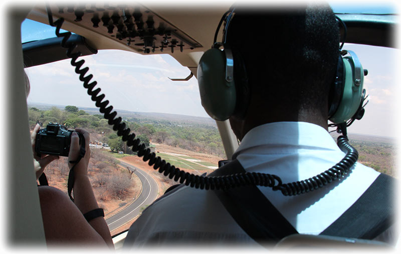 Aladdin's adventure at Victoria Falls - Zambezi Spectacular - Helicopter Tour