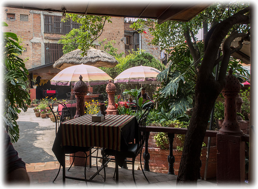 Watshala Garden Restaurant - Bhaktapur Durbar Square, Bhaktapur, Nepal