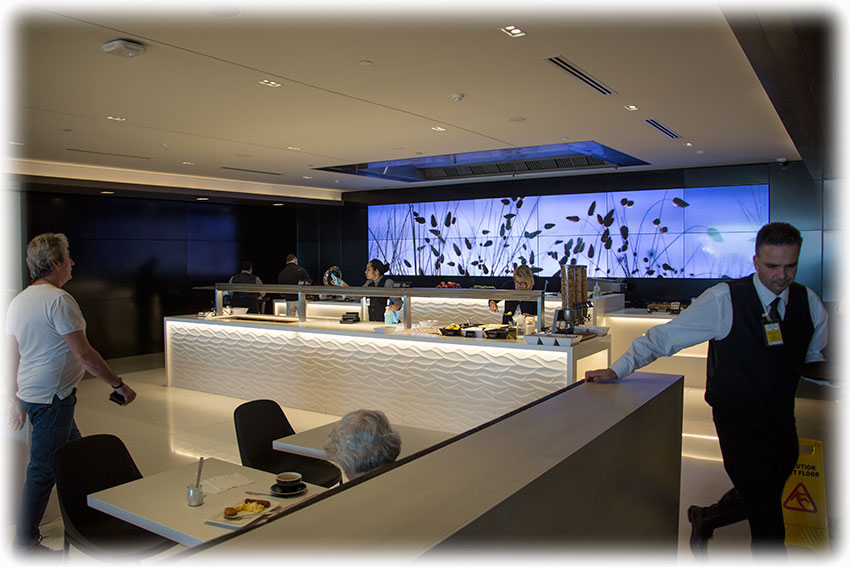 Air New Zealand premium lounge at Auckland International