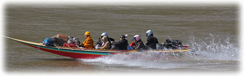 Aladdin's adventure with the Luang Say Mekong Cruises - December 2014 - VISA run to Laos